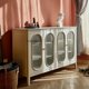 thumbnail image 4 of Mueble auxiliar de comedor de madera maciza Mueble de té moderno Casillero pequeño para apartamento, 4 of 4