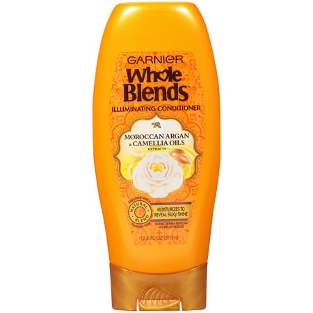 Garnier Whole Blends Conditioner with Moroccan Argan & Camellia Oils Extracts, 12.5 fl. oz.