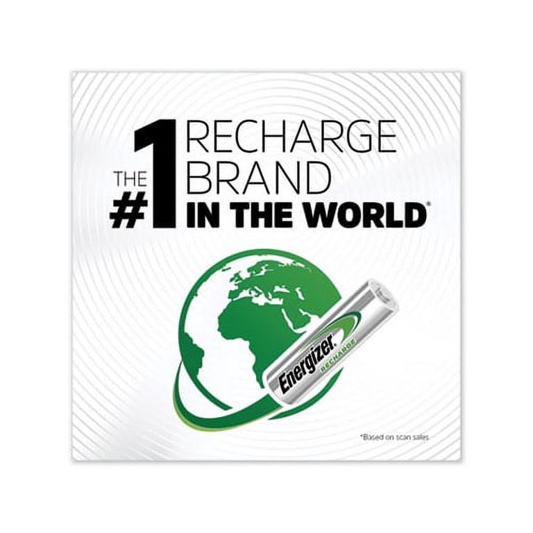 Energizer NiMH Rechargeable AA Batteries 1.2V, 2300mAh, 4-Pack