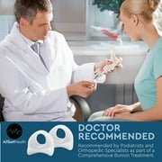 All Sett Health Toe Separators for Bunions, Toe Spacers, Hammer Toe Straightener, Correct Toes and Bunion Relief, 8 Pc