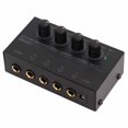 thumbnail image 1 of Amplificador De Auriculares, Amplificadores De Audio Estéreo Portátiles De Alta Potencia Enchufe UE 100-240 VCA Con Conector TS De 1/4 De Pulgada Para Estudios Para Escenarios, 1 of 7