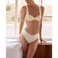 thumbnail image 3 of Aijolen Women's Cotton Underwear Lace Cheeky Bikini Panties Soft Stretch Breathable Ladies Underwear Pack 6PCS, 3 of 6