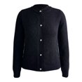 thumbnail image 1 of Suéter George para Mujer, Textura Boucle, Botones Plateados Negro Talla Ch, 1 of 4