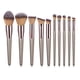 thumbnail image 1 of 10Pcs Champagne Gold Makeup Brushes Set Foundation Eyeshadow Eyebrow Blush Beauty Tools, 1 of 4