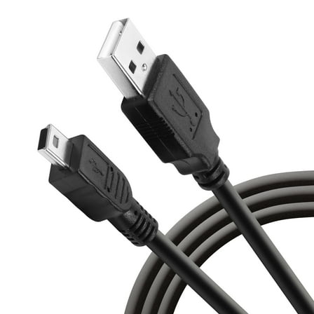 Insten 10' USB 2.0 A to Mini B 5pin Male Data Sync Charger Cable for GPS Camera MP3 MP4 Speaker PS3 Controller