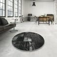 thumbnail image 4 of Ahgly Company Machine Washable Indoor Rectangle Traditional Charcoal Black Area Rugs, 8' x 10', 4 of 7