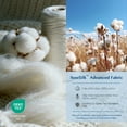 thumbnail image 3 of Dafinner Quill‑Free Goose Feather Down Fibers Comforter Twin Size, Silky‑Soft & Breathable Egyptian Cotton‑Blend Shell, Medium Warm All Seasons Duvet Insert(68x90, White), 3 of 9