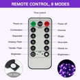 thumbnail image 2 of Morttic 300 LEDs Curtain String Light, 9.8FT x 9.8FT 8 Lighting Modes Fairy Window String Lights Wedding Party Home Garden Bedroom Outdoor Indoor Wall Decorations (Blue), 2 of 10