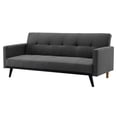 thumbnail image 1 of Sofá Cama Reclinable 3 Personas Sillón Minimalista 2 Posiciones Kingshouse gris, 1 of 8