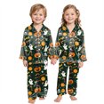 thumbnail image 4 of Leey-Word Matching Halloween Pajamas for Family Pajamas Set Long Sleeve Sleepwear Button-Down Pjs Sets Two-Pieces Loungewear with Pockets, 4 of 7
