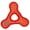 Red Tiger Triangle Ring, variant on Tuffy® - DuraForce® Jr Triangle Ring Ultra Durable Plush Dog Toy with Multiple Layers & Multiple Seams