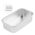 thumbnail image 4 of Mold Baking Tool Aluminum Alloy Non-Stick Brownie Cheese Cake Toast Mold Bread Loaf Pan Baking Pans Dishes Kitchen Baking Tool, 4 of 12