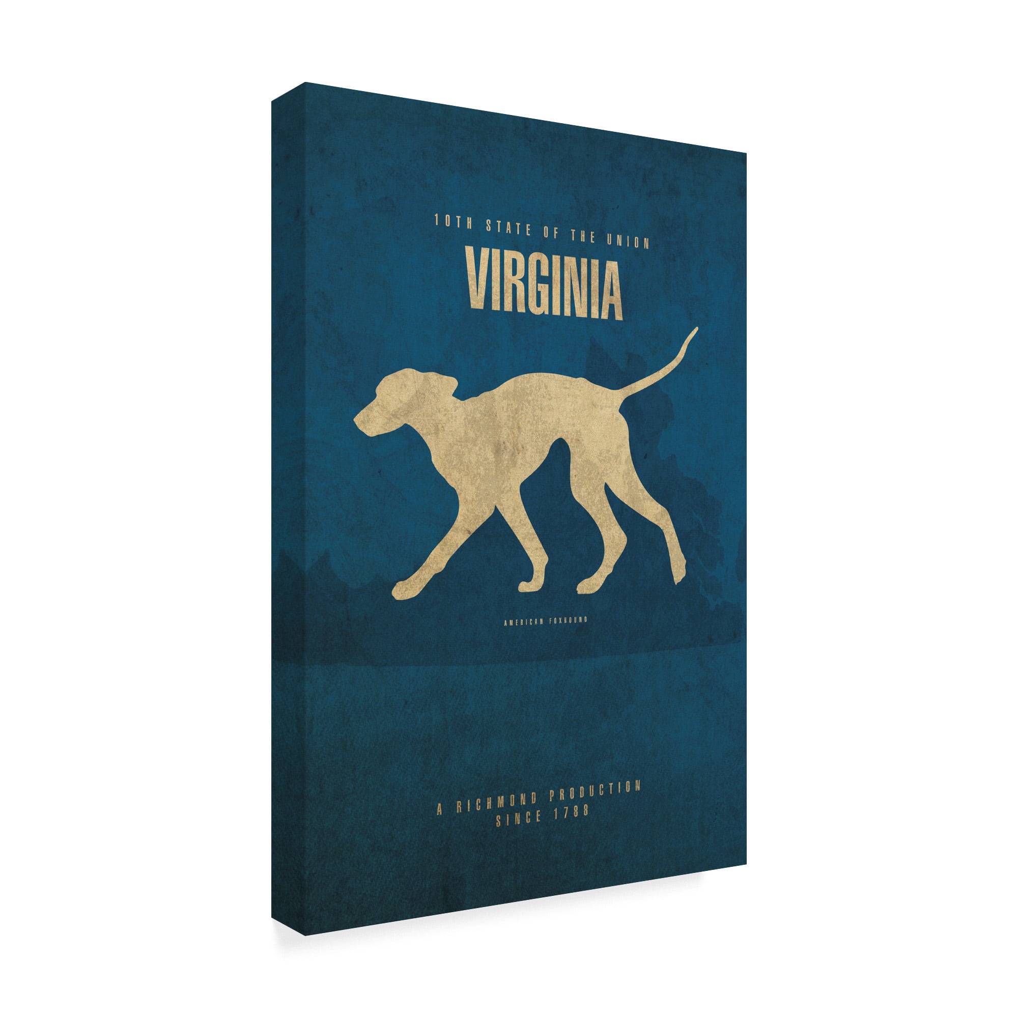 Trademark Fine Art 'State Animal Virginia' Canvas Art by Red Atlas Designs  