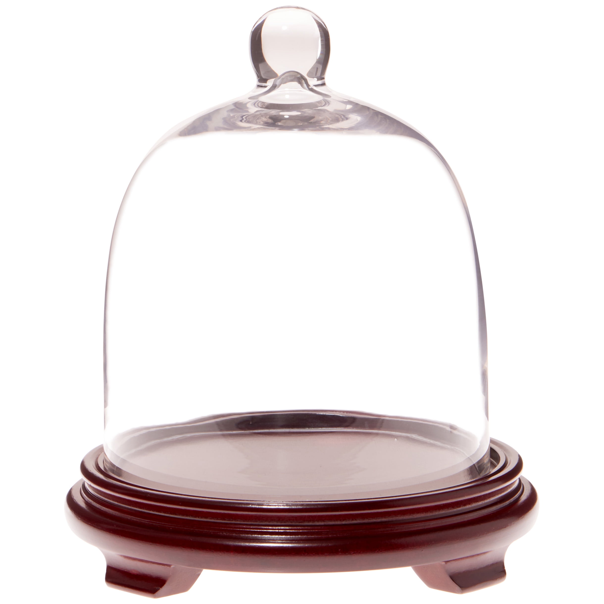 Plymor 5" x 6" Bell Jar Glass Display Dome Cloche Interior size 4.75" x 5" 