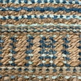 thumbnail image 6 of LR Home Reversible Seafoam 2 ft. 6 in. x 4 ft. Geometric Jute Accent Rug, 6 of 10