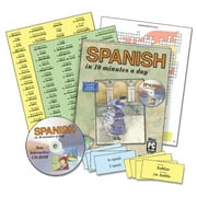 10 Minutes a Day Spanish in 10 Minutes a Day Book + Audio: Foreign Language Course for Beginning and Advanced Study. Includes 10 Minutes , (Paperback)