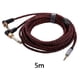 thumbnail image 5 of 3,5 mm a 2 X 6,35 mm, chapado en oro, conector TRS macho de 3,5 mm y 1/8" a conector TS doble de 6,35 mm y 1/4" 5 metros, 5 of 7