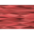 thumbnail image 1 of Ahgly Tapis Rectangulaire Rouge Lavable en Machine, 6 Pieds x 9 Pieds, 1 of 7