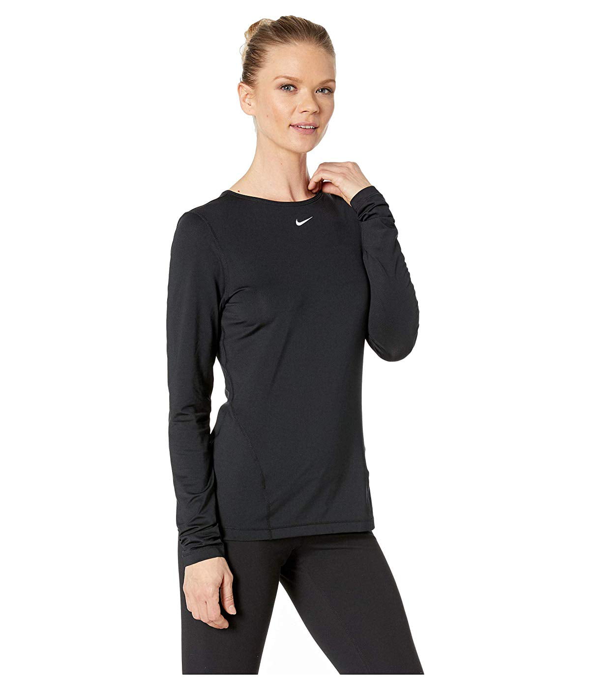 Og hold ovn Få Nike Women's Pro Mesh Long Sleeve Training Top - Walmart.com