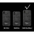 thumbnail image 5 of Xotic Tech Luxury Mustang Logo Super Slim Leather Alcantara Suede Durable Protective Cover Case for Apple iPhone XS MAX, 5 of 8