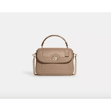 Coach Marlie Top Handle Satchel With Border Quilting