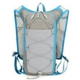 thumbnail image 1 of Lightweight Water-Resistant Nylon Sports Backpack with Reflective Strips - Foldable Design for Running, Cycling, Marathon & Outdoor Activities, Breathable Mesh Back, Multiple Storage Pockets, 180g, 1 of 7