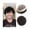 #1B, variant on 20mm Curly Toupee for Men, Mono Top with PU Skin Around Human Hair Male Hair Prosthesis
