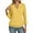 Yellow #020, variant on 3/4 Length Sleeve Womens Tops Summer V Neck Loose Fit Shirts Casual Banded Bottom Blouses Sky Blue 2XL