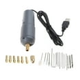thumbnail image 3 of Gray USB Mini Electric Drill Kit with Drill Bits for Resin Plastic Wood Polymer Clay Jewelry Pendant Making Supplies, 3 of 14
