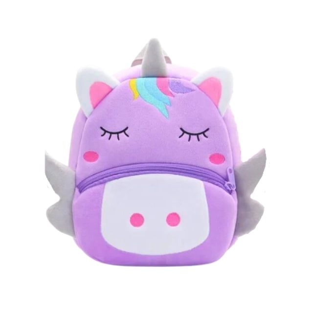 Mochila preescolar de felpa animalitos