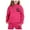 Hot Pink, variant on Wangxq Winter Outfits for Girls,Winter Girls Outfits Tracksuit With Stylish Print Hoodie And Joggers Warm Kids -Blue