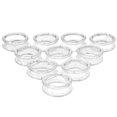 thumbnail image 4 of Miangastore Scissors Finger Rings Transparent Enhanced Grip 12Pcs 1.1X1.1X0.4In, 4 of 9