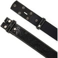 thumbnail image 4 of WowoHK Mens Replacement Belt no Buckle Belt Strap, Men's Leather Belt with Silver Snap On Belt Without Buckle 1 1/2 Wide, 4 of 9
