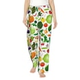 thumbnail image 2 of Goofa Vegetables2 Printed Soft Pajama Pants for Women, Wide Leg Comfy Casual Lounge Yoga Pants-XX-Large, 2 of 9