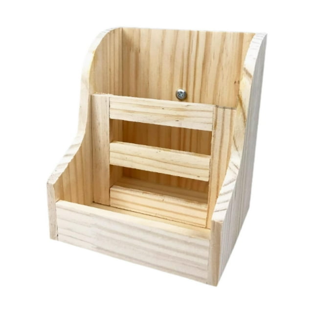 jinwen Hay Feeder Rack Chinchilla Hay Food Rack for Cage Bunny Small Animals Chinchilla 2 in 1