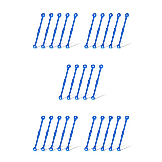 Greeniant Amortiguador de tenis de 5 uds., suministros de reemplazo de deportes profesionales portátiles, amortiguadores ligeros para modificación de Azul 5piezas Greeniant CBP203648