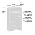 thumbnail image 3 of Sauder La Collection Dover Edge® Commode 4 Tiroirs, 3 of 9
