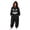 Dark blue, variant on CQXIDFH Halloween Adult Onesies Pajamas Printed Long Sleeve Jumpsuit Casual Pullover Pajama Onesie for Home Comfort & Relaxation Home Lounge Sleepwear