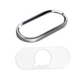 thumbnail image 4 of SASABAXI Silver Metal Camera Lens Clear Film 1Set Protective Cover for Mobile Phone, 4 of 8