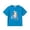 Blue, variant on Girls Crew Neck Short Sleeve Tops Cartoon Character Figure Print Loose Fit T-Shirts Casual Loungewear Tees