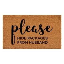 Calloway Mills Hide Packages From Husband Doormat, 30" x 48"