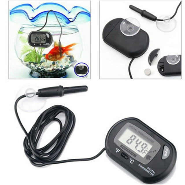 relayinert 1PCS Digital LCD Car Fridge Incubator Fish Tank Meter Gauge Thermometer