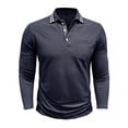 thumbnail image 4 of pstuiky camisetas de manga larga para hombre, Cárdigan informal de manga larga con botones y bolsillo para hombre Tops de hombre m, 4 of 7