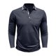 thumbnail image 4 of pstuiky camisetas de manga larga para hombre, Cárdigan informal de manga larga con botones y bolsillo para hombre Tops de hombre m, 4 of 7