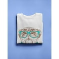 thumbnail image 3 of Hand Drawing Hipster Bulldog. Sweatshirt Women -Image by Shutterstock, Female x-Large, 3 of 4