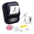 Portable Sticker Printer Barcode Ruanlalo Label Maker Machine Portable Thermal Label Printer Bluetooth ...