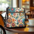 thumbnail image 3 of Tutolipy Floral Butterfly Mandala Lightweight Shoulder Bag for Daily Commute, Waterproof Versatile Ladies Single Shoulder Bag Adjustable Strap Women's Shoulder Bag, 3 of 7