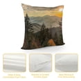 thumbnail image 4 of FANNA Sunset Short Plush Pillowcase Cover for Living Room Bedroom Outdoor Garden Sofa Decoration Autumn Season Square 1 Piece Pack 12x12in, 4 of 5