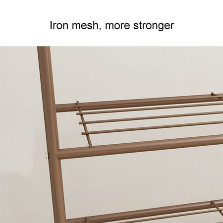 closet portable tier rack clothes metal storage shelves hanging bottom shoes garment freestanding rod duty heavy double payment