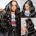 thumbnail image 2 of Body Wave Lace Front Wigs Human Hair Wig for Women 13x6 HD Lace Front Wigs 200 Density Glueless Wig Pre Plucked with Baby Hair 24Inch, 2 of 8